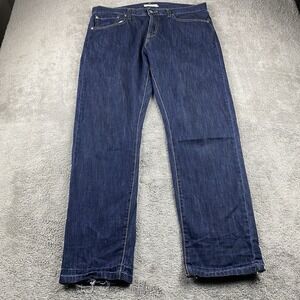 Levis Middy Straight Jeans Womens Size 31 Blue Medium Wash Mid Rise